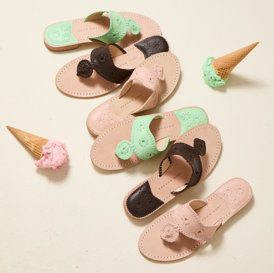 ジャックロジャース (Jack Rogers) レディース ビーチサンダル シューズ・靴 Roxy Flip-Flop (Platinum) ジャックロジャース (Jack Rogers) レディース ビーチサンダル