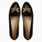Embroidered Holly Loafer