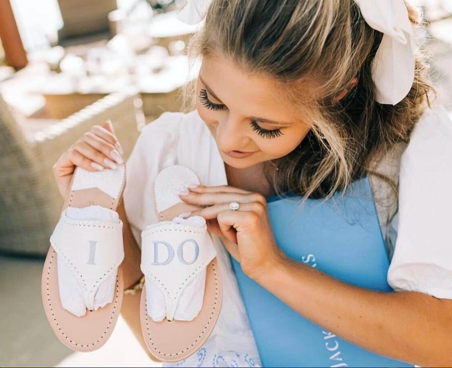 Jack rogers 2025 wedding shoes