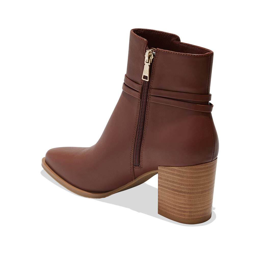 Timber Tassel Leather Bootie