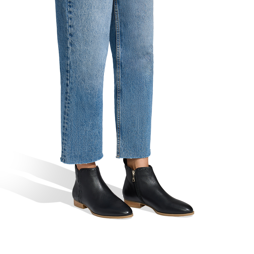 Rollins Leather Cord Bootie Jack Rogers USA