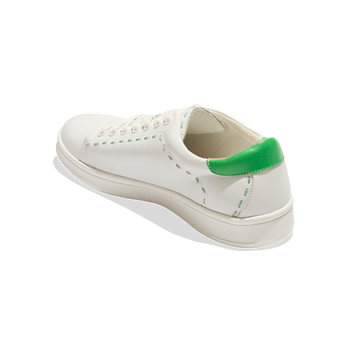 Ellison Sneaker - 5 / WHITE/GRASS GREEN