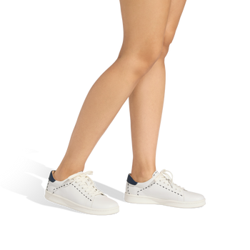 Ellison Sneaker - 5 / WHITE/MIDNIGHT