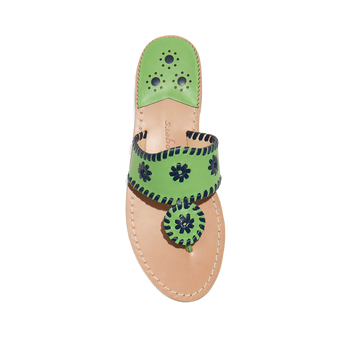 Jacks Flat Sandal - 5 / GRASS GREEN/MIDNIGHT