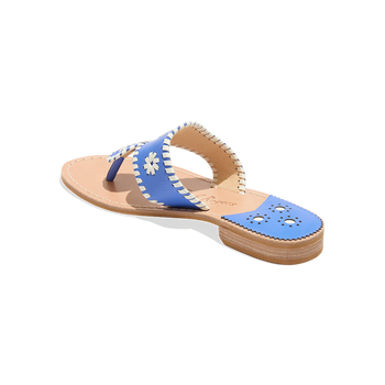 Jacks Flat Sandal - 5 / AMPARO BLUE/WHITE