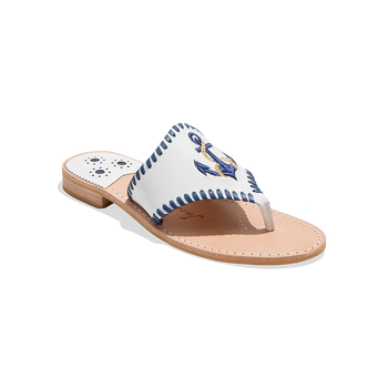 Anchor Embroidery Sandal