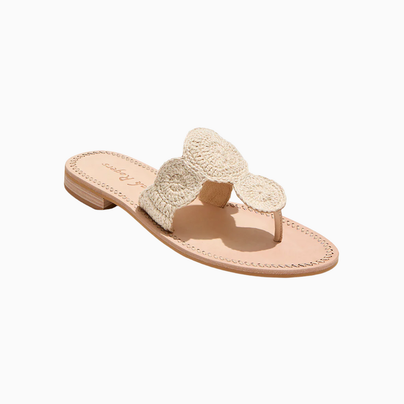 Jacks Crochet Flat Sandal
