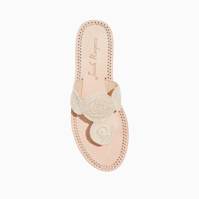 Jacks Crochet Flat Sandal