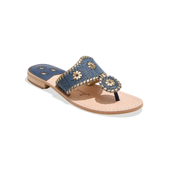 Jacks Raffia Flat Sandal