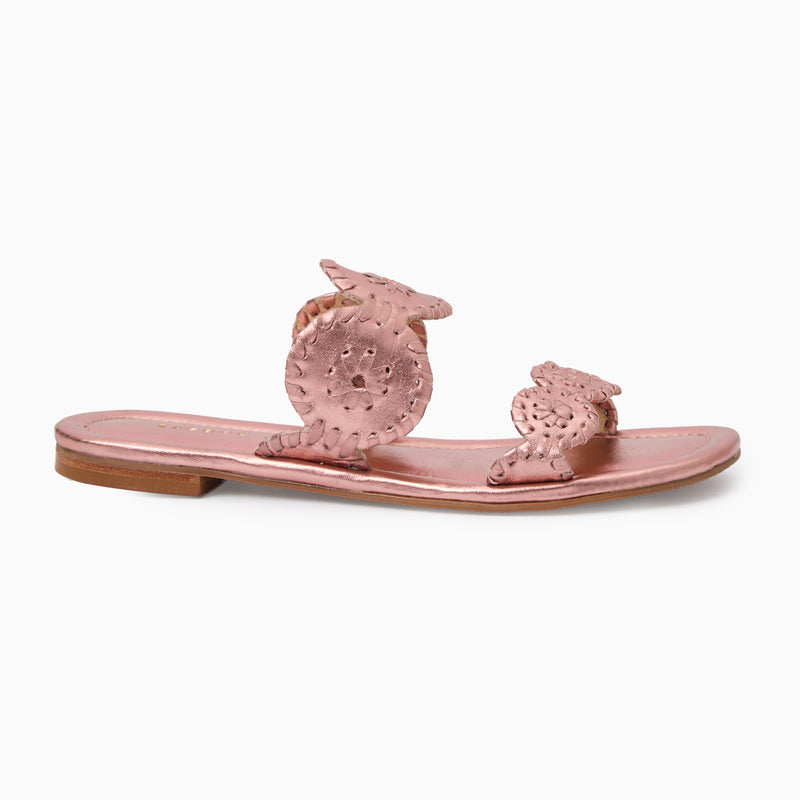 Lauren II Leather Slide Sandal