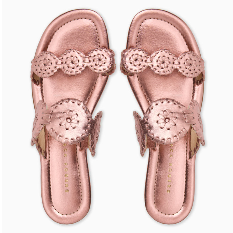 Lauren II Leather Slide Sandal
