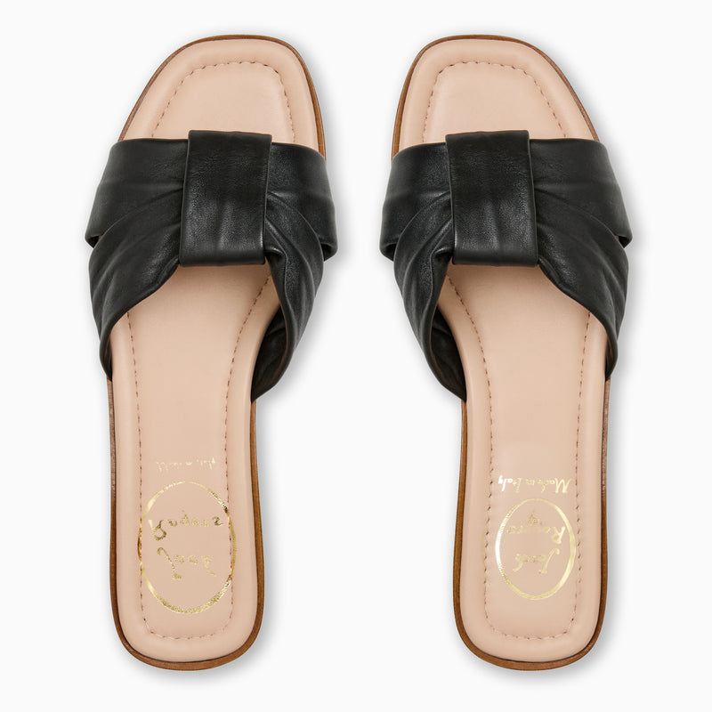 Monica Italian Leather Slide