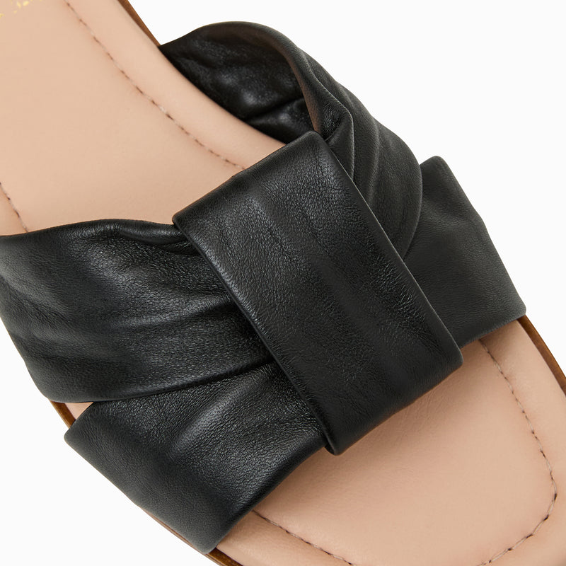 Monica Italian Leather Slide