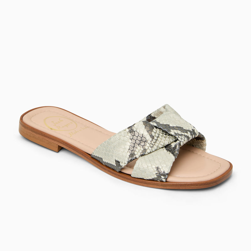 Monica Italian Leather Slide