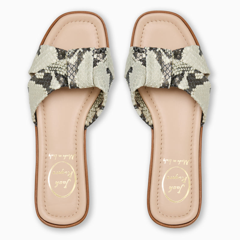 Monica Italian Leather Slide