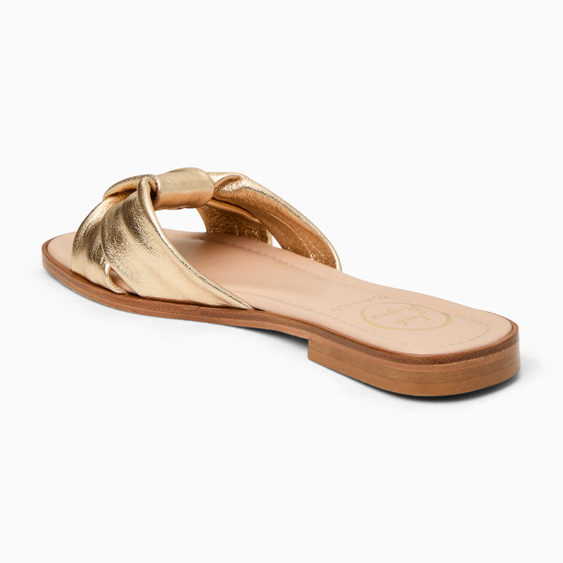 Monica Italian Leather Slide