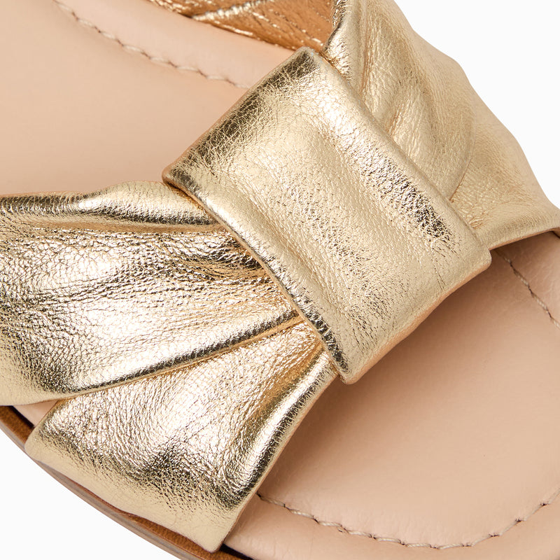 Monica Italian Leather Slide