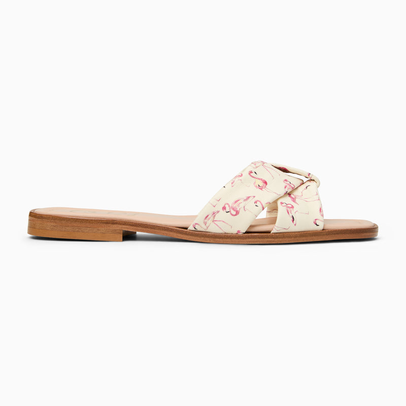 Monica Italian Leather Slide