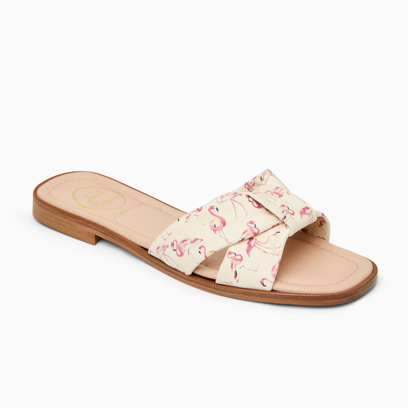 Monica Italian Leather Slide