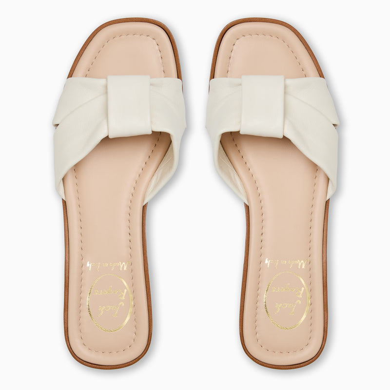 Monica Italian Leather Slide
