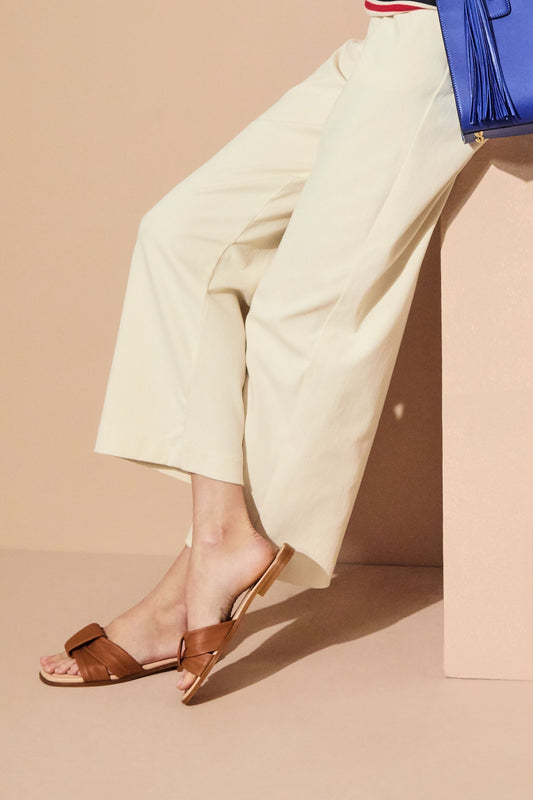 Monica Italian Leather Slide