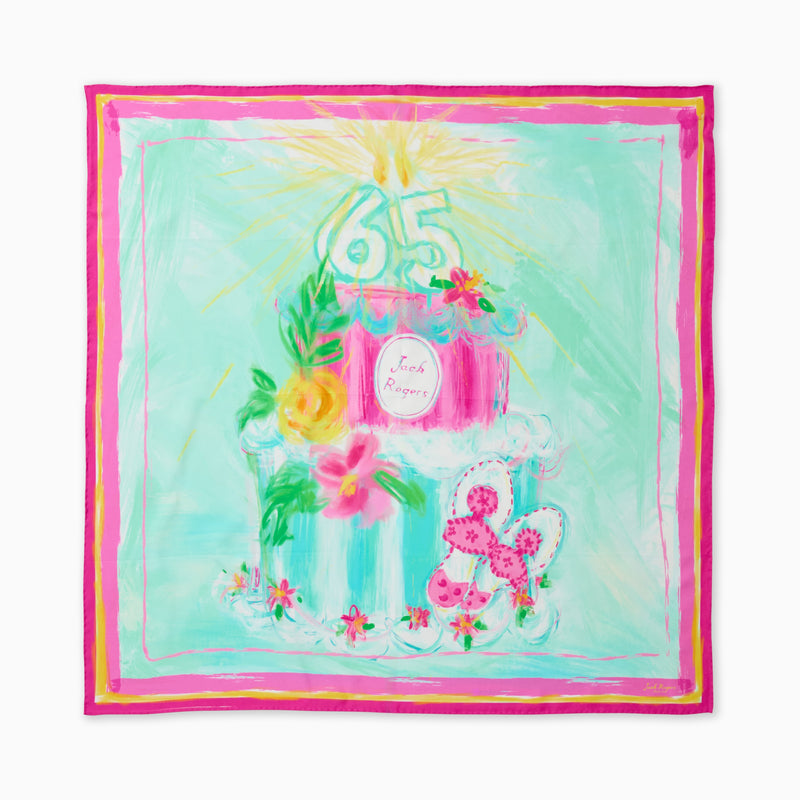 Jacks Italian Silk Anniversary Scarf