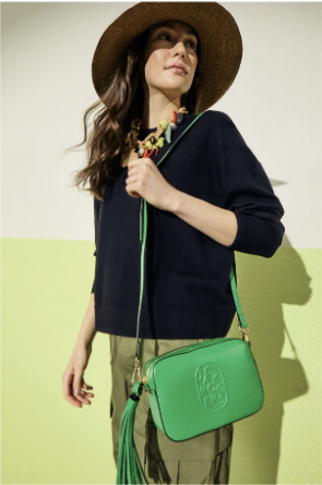 Perla Italian Leather Crossbody