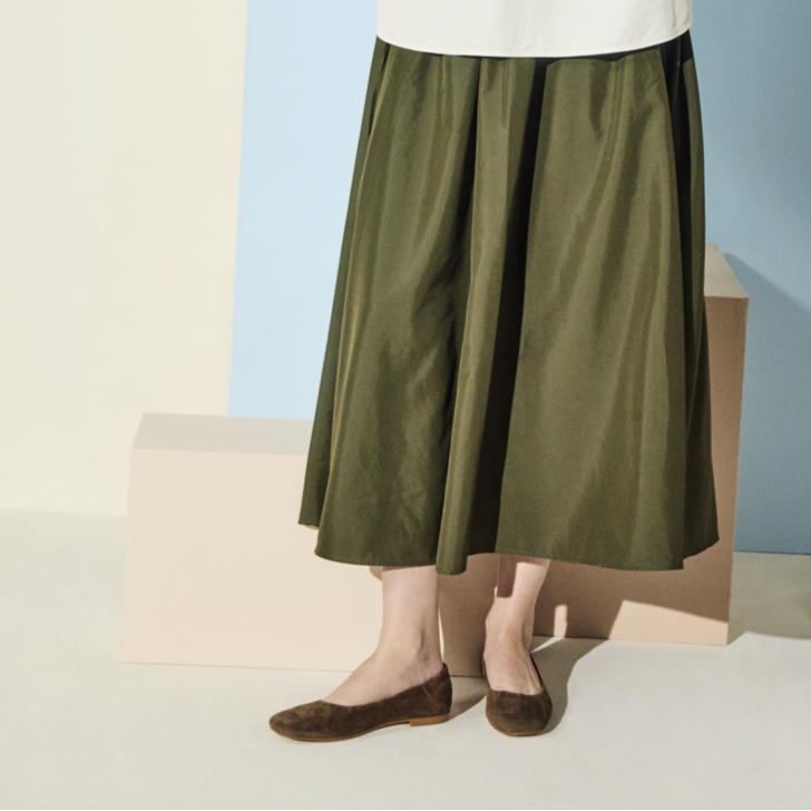 Santa Maria Italian Suede Ballet Flat