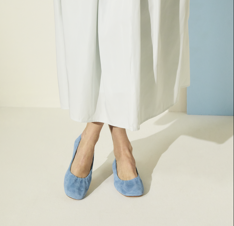 Santa Maria Italian Suede Ballet Flat