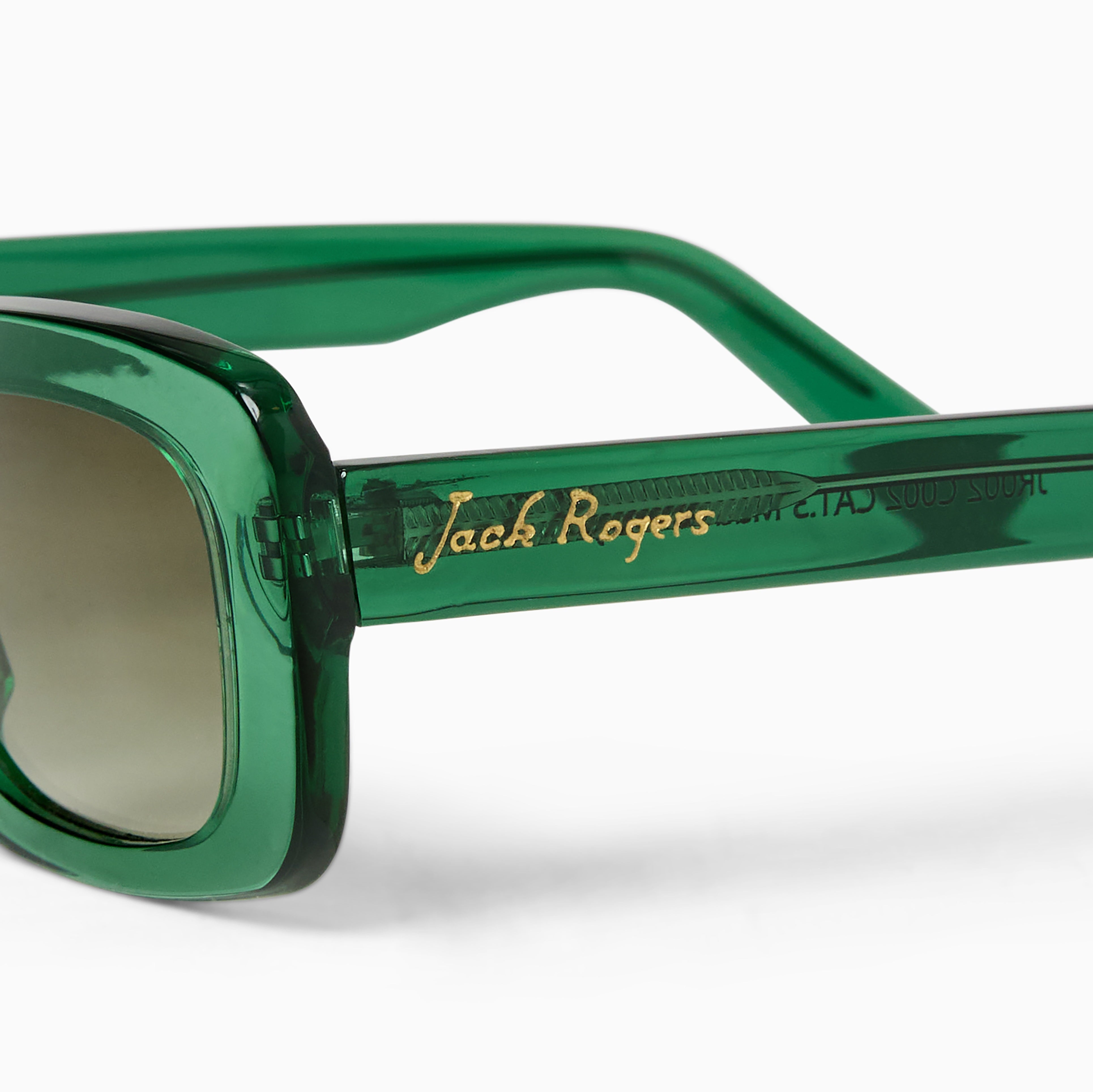 Lucianna Square Frame Sunglasses in Green | Trendy Square