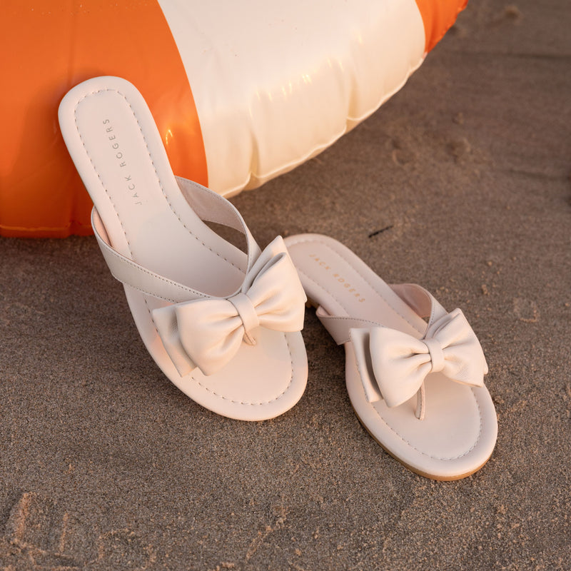 Vannah Leather Bow Sandal