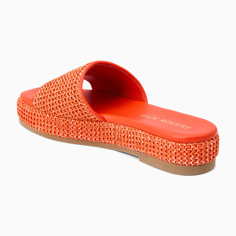 Bay Raffia Flatform Sandal
