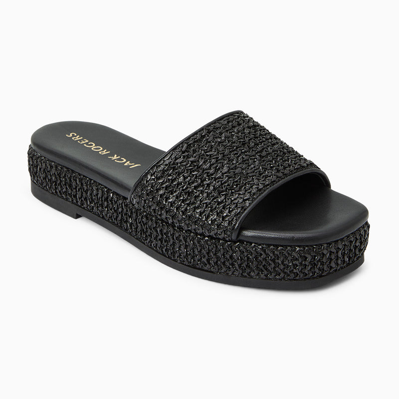 Bay Raffia Flatform Sandal
