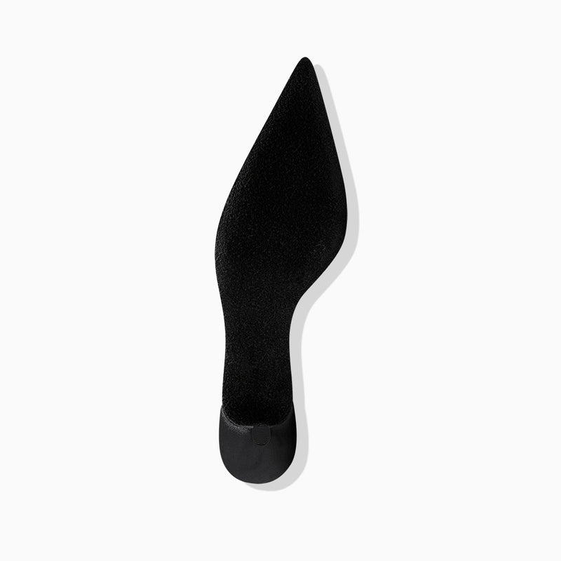 Debra Patent Leather Slingback Kitten Heel