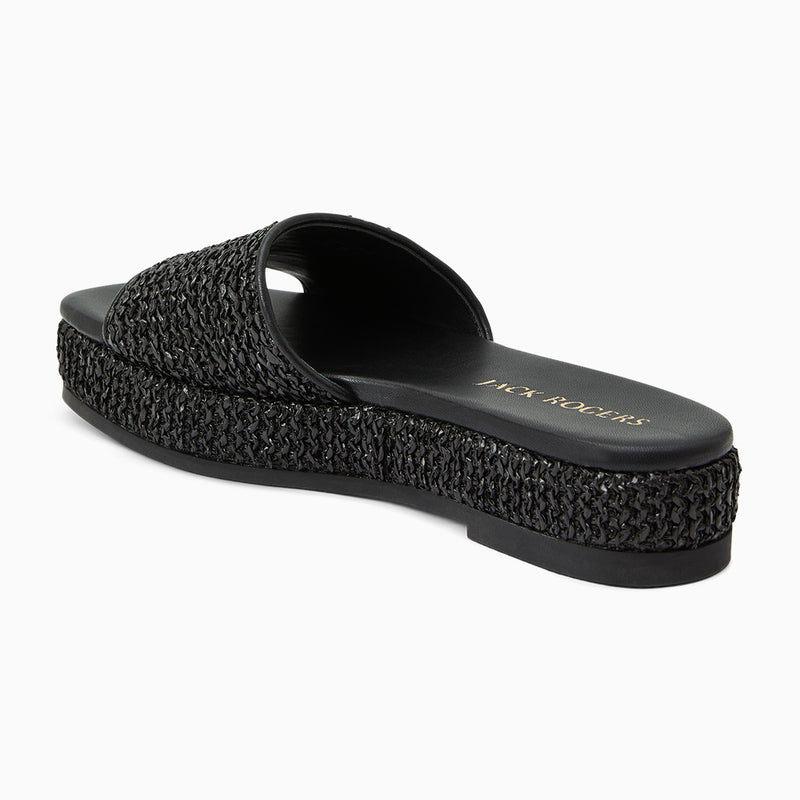 Bay Raffia Flatform Sandal