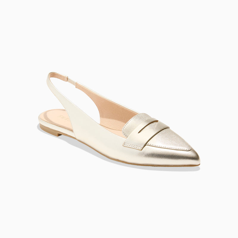 Pennie Leather Slingback Ballet Flat