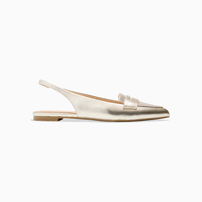 Pennie Leather Slingback Ballet Flat