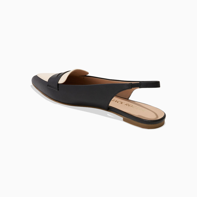 Pennie Leather Slingback Ballet Flat