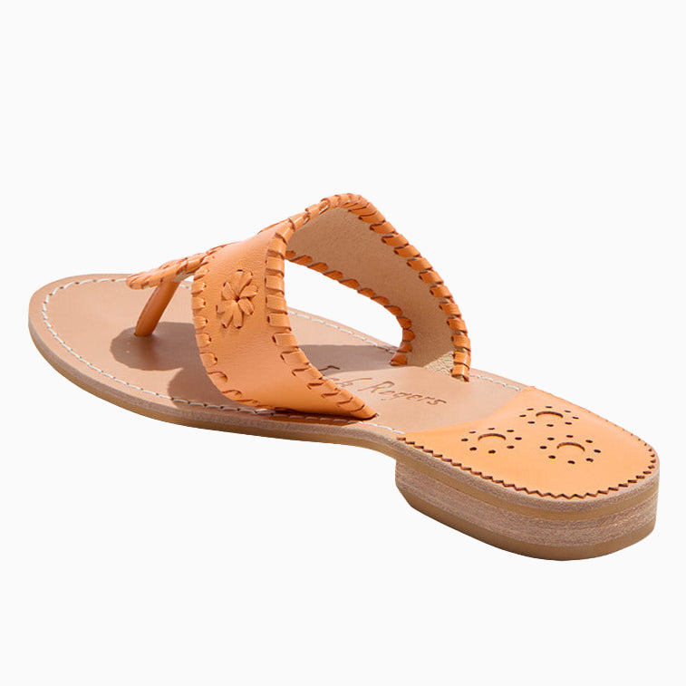 Jacks Leather Flat Sandal