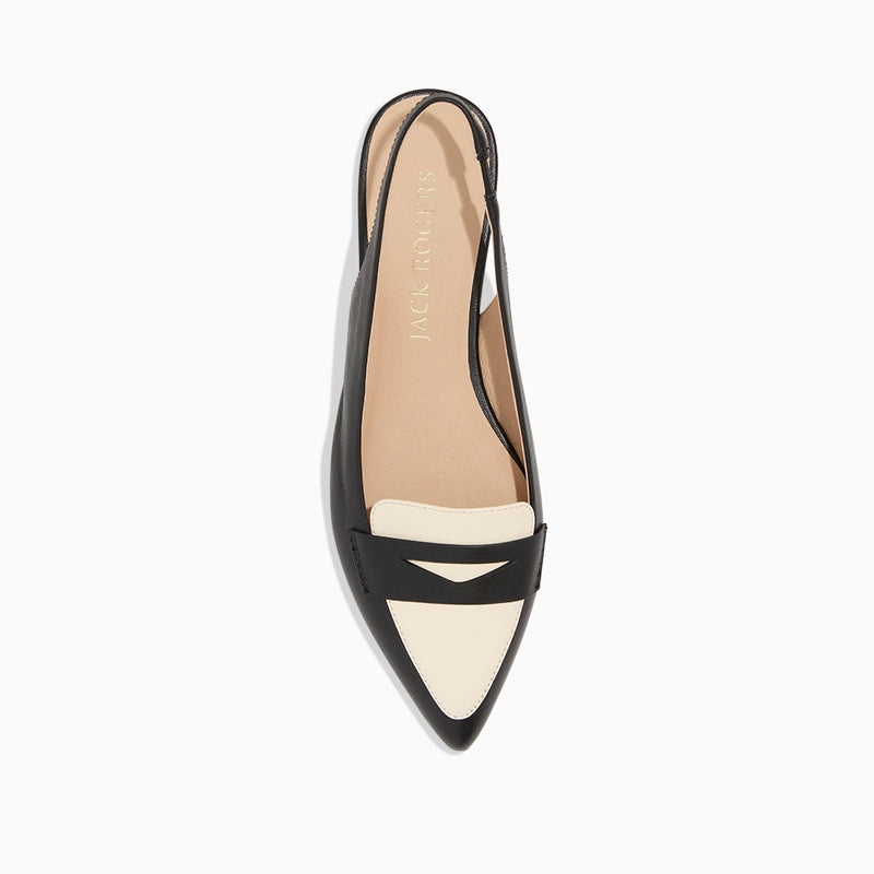 Pennie Leather Slingback Ballet Flat