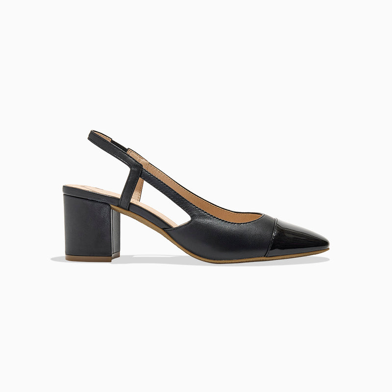 Summer Cap Toe Slingback Heel