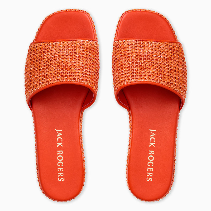 Bay Raffia Flatform Sandal