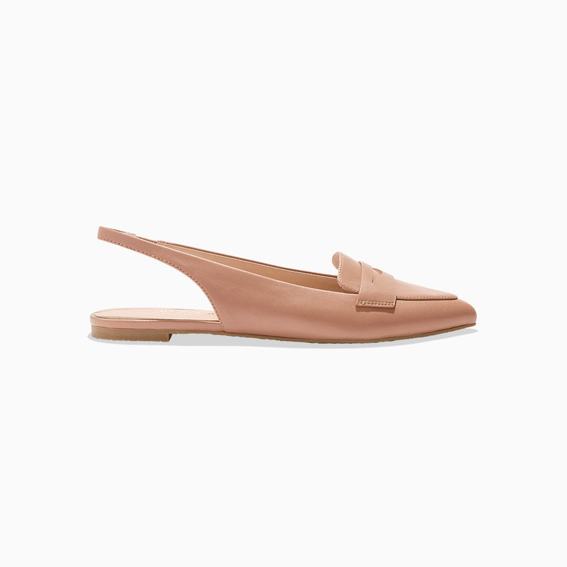 Pennie Leather Slingback Ballet Flat