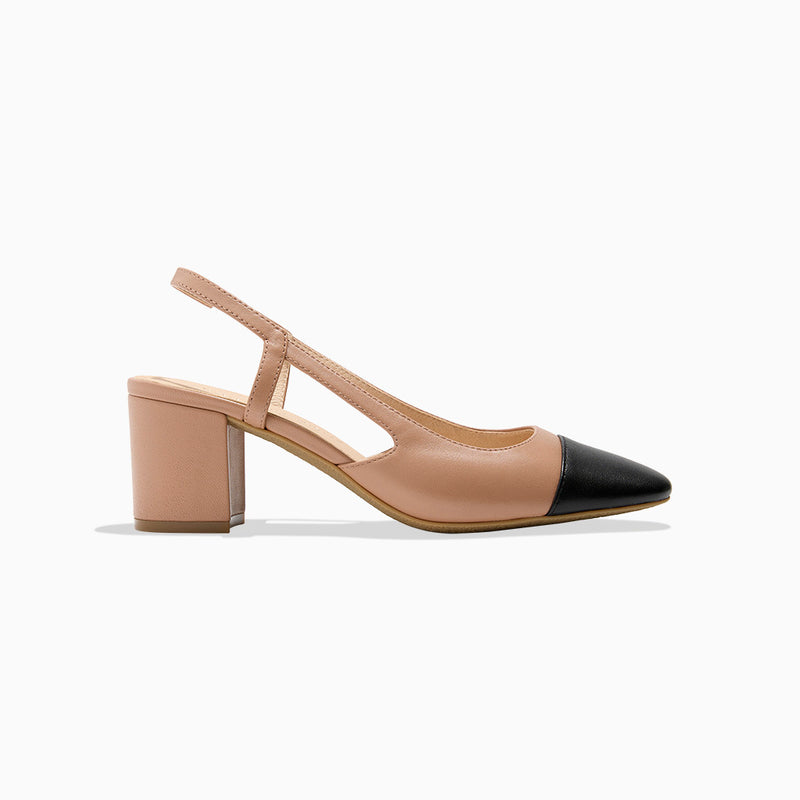 Summer Cap Toe Slingback Heel