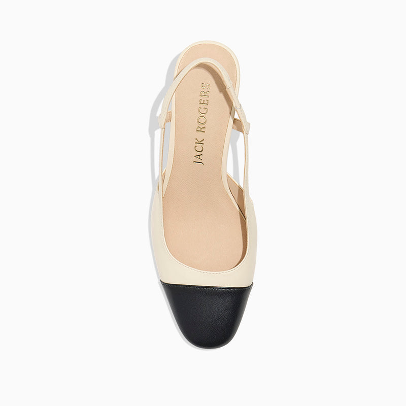 Summer Cap Toe Slingback Heel