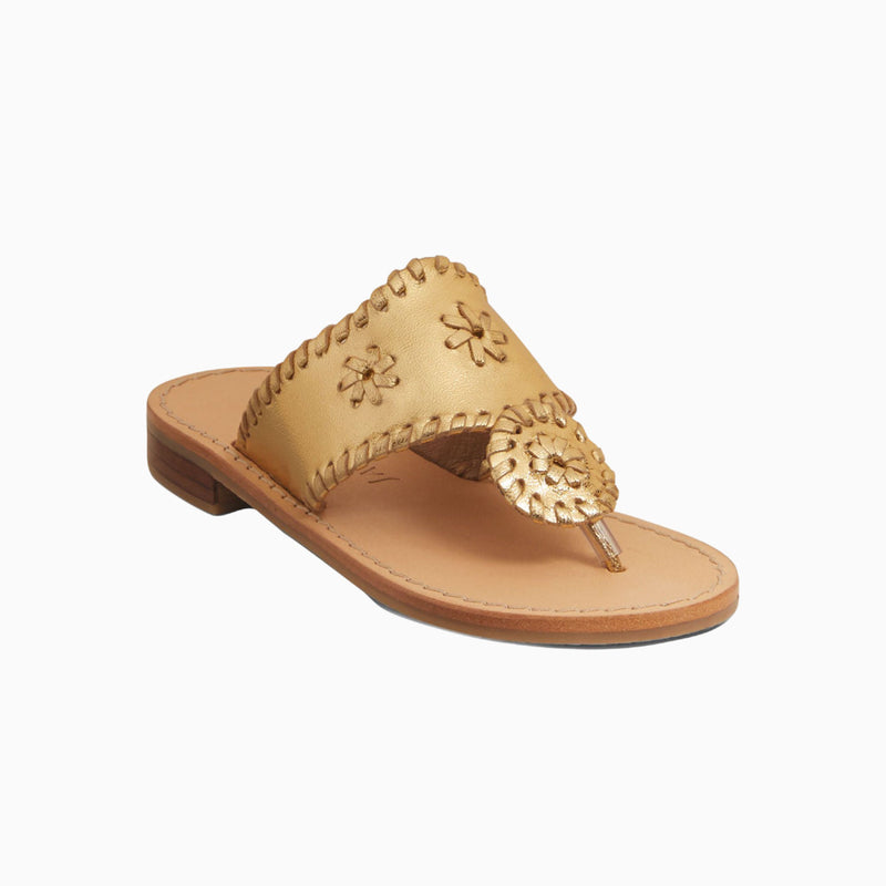 Girls Jacks Leather Flat Sandal
