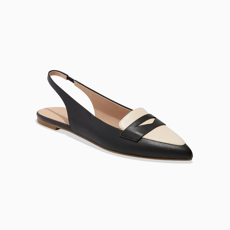 Pennie Leather Slingback Ballet Flat