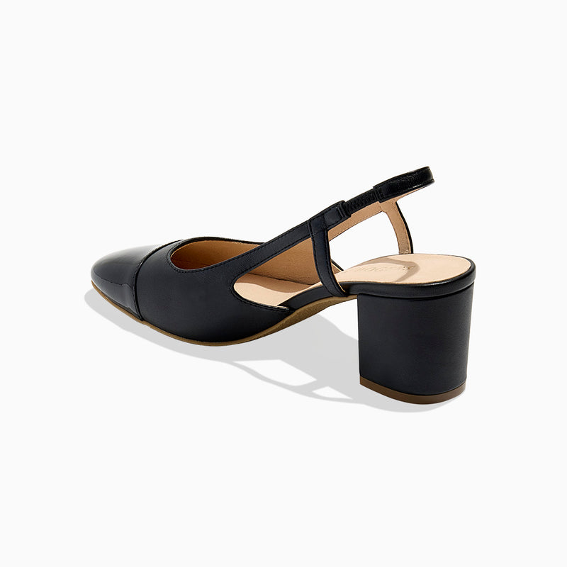 Summer Cap Toe Slingback Heel