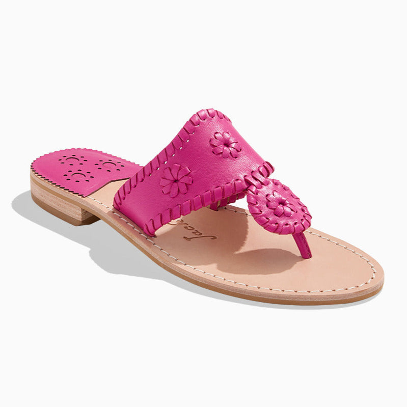 Jack Rogers シルバーサンダル 箱付き Jack Rogers Flat Sandal Silver - Murray's Toggery Shop