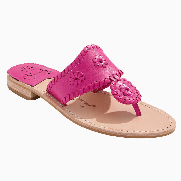 Jacks Leather Flat Sandal